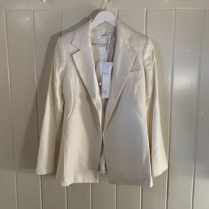 Mango Commited long line recycled wool blazer